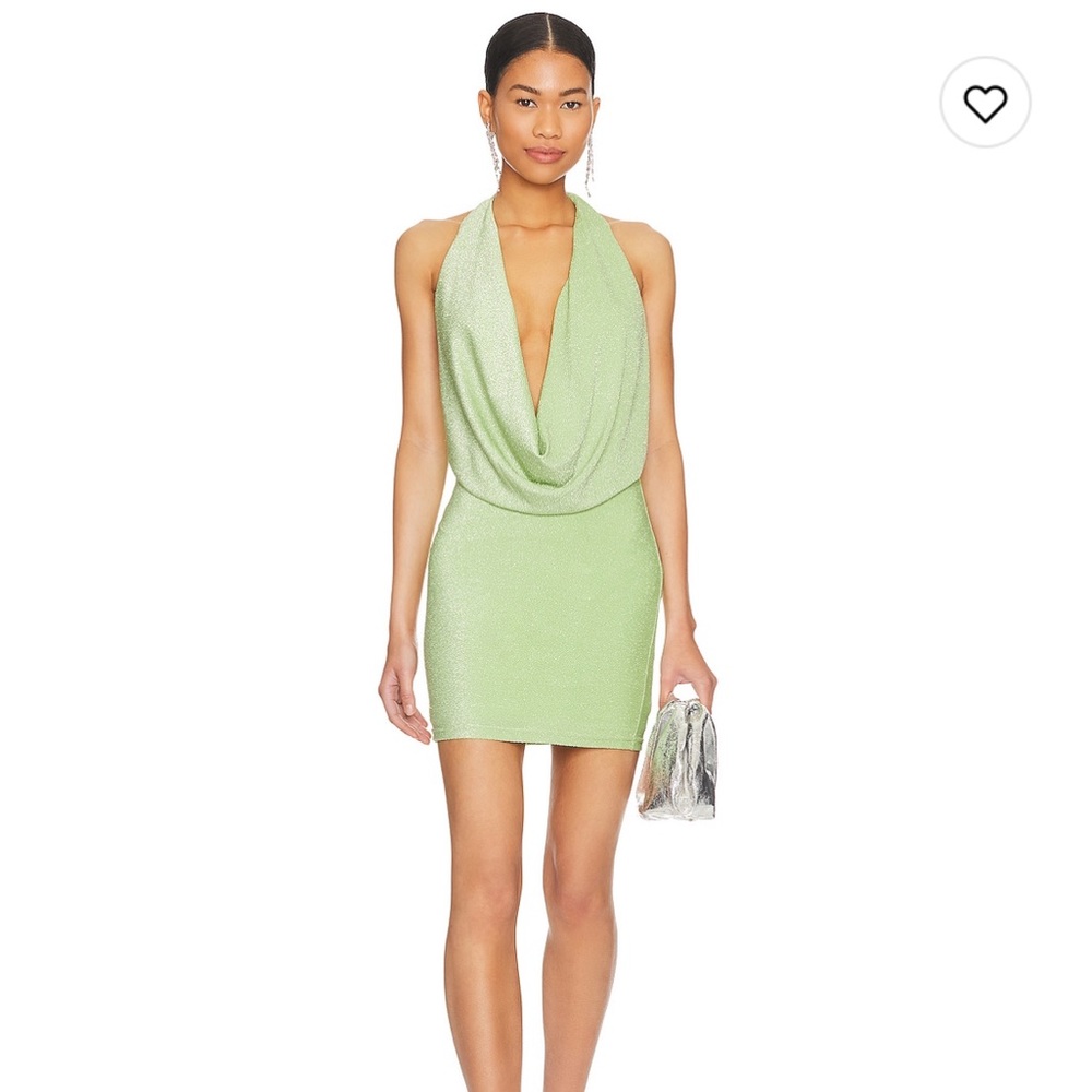 Revolve Superdown saffron cowl mini dress